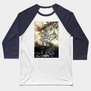 Mischievous Fairies - Peter Pan in Kensington Gardens - Arthur Rackham Baseball T-Shirt